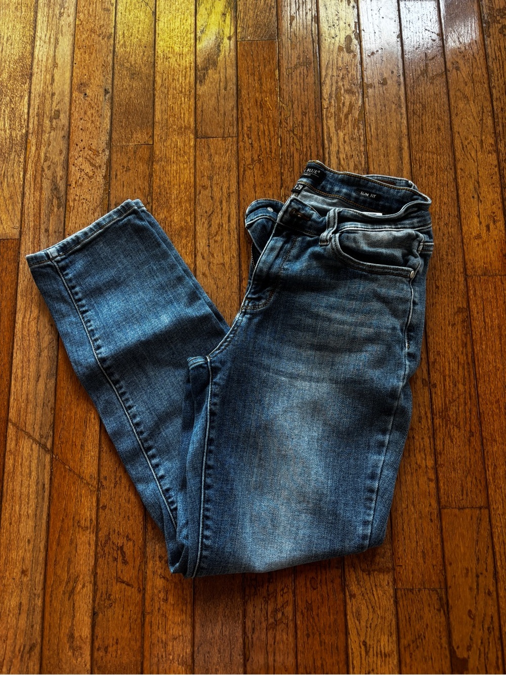 Womens slim fit judy blue cropped jeans size 9